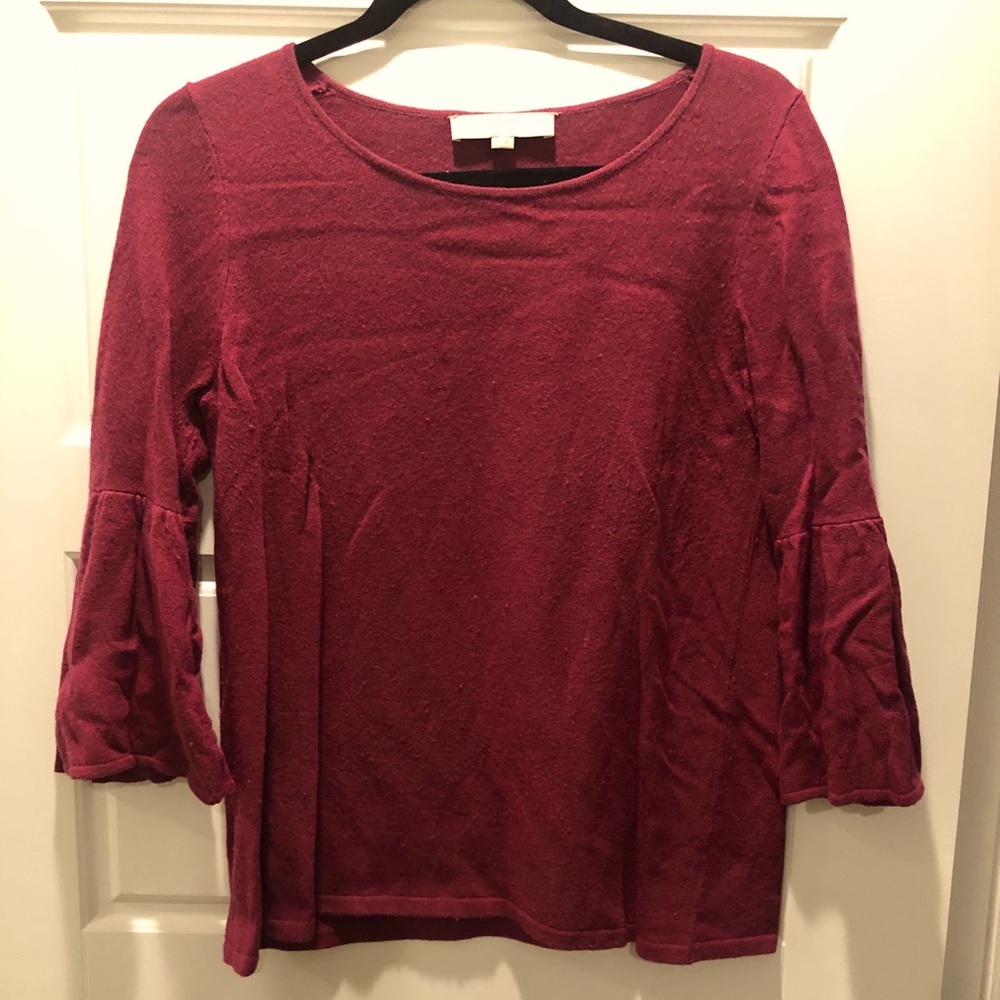 LOFT Bell Sleeve Sweater | Size Small